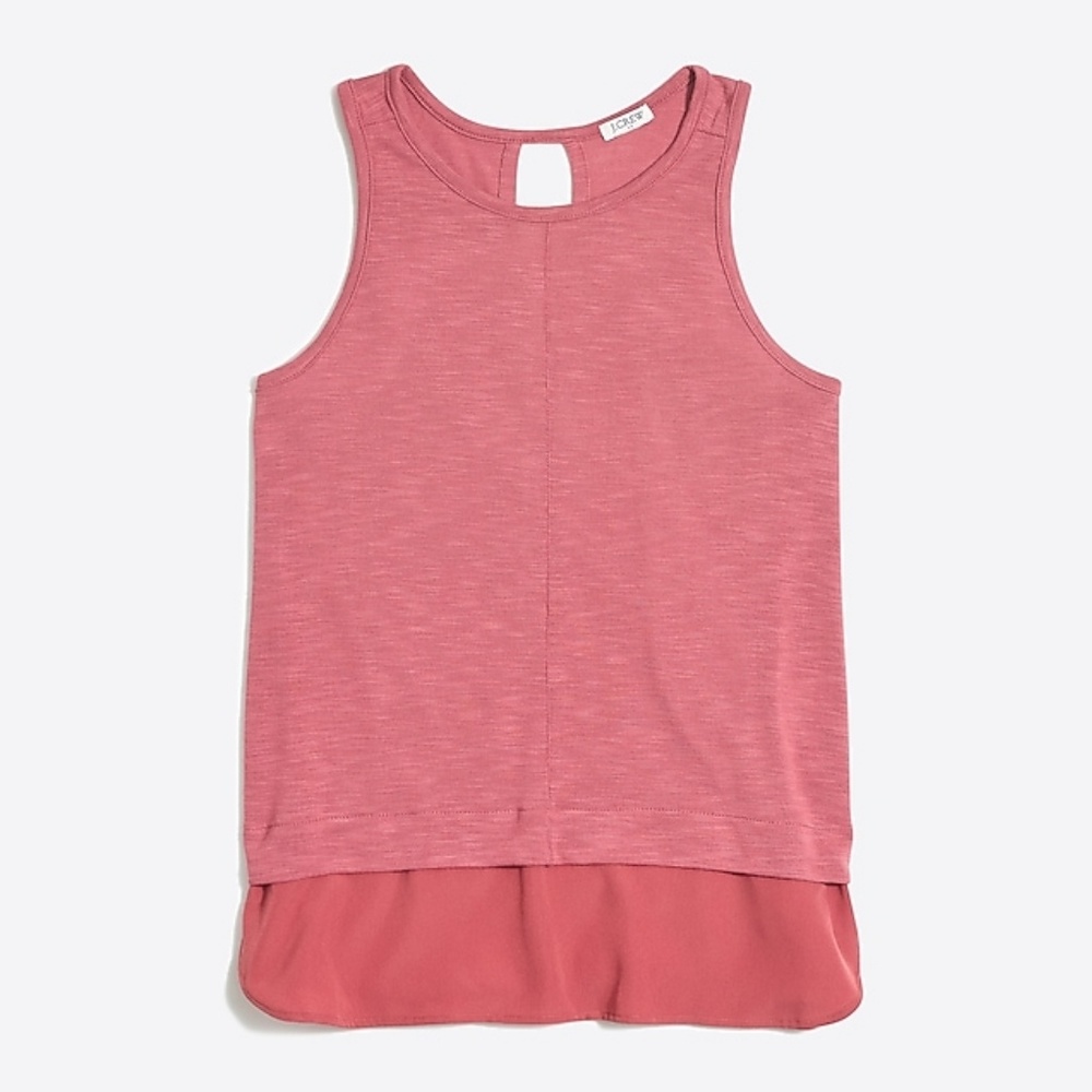 🆕️ J.Crew Drapey Tank Top with Silky Hem